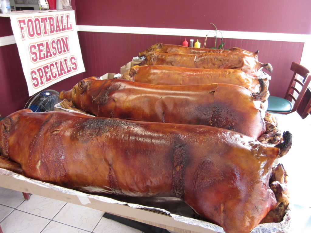 Lechon (Whole Roast Pig) Kalesa Grill